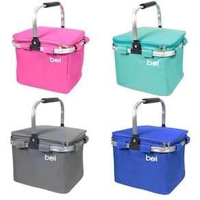 Bolsa Térmica com Alça Alumínio Empunhadura Emborrachada 24 Latas Zíper Bel