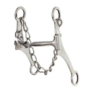 Freio L Longo Inox Bocal Articulado Bronc-Steel 38057