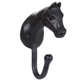 Cabide Cabeça de Cavalo de Alumínio Preto Bronc-Steel 38008