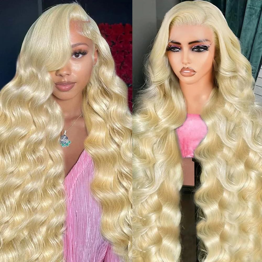 Peruca frontal de renda Waimro 613 Cabelo humano 210 densidade 60cm