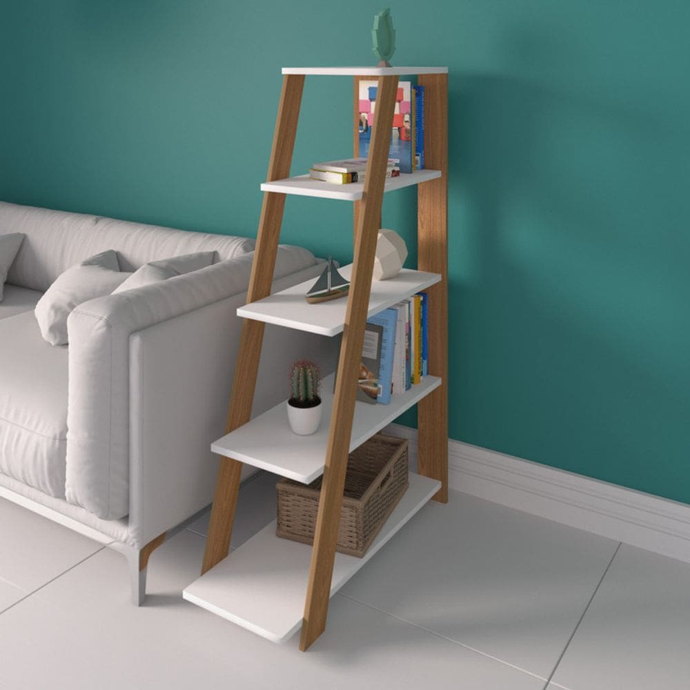 Estante Artany Star - Freijo/Branco 5945