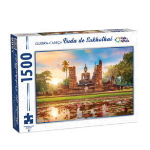 Quebra Cabeça De 1500 Peças Colorido Puzzle Buda Sukhotai