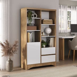 Estante Artany Space - Olmo/Branco 6258