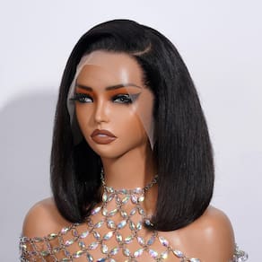 Peruca CISWER Lace Front Bob 14" 180 Density Straight Hair