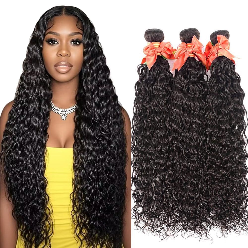Pacotes de cabelo Alimog Water Wave 10A Brazilian Virgin 50 55 60cm