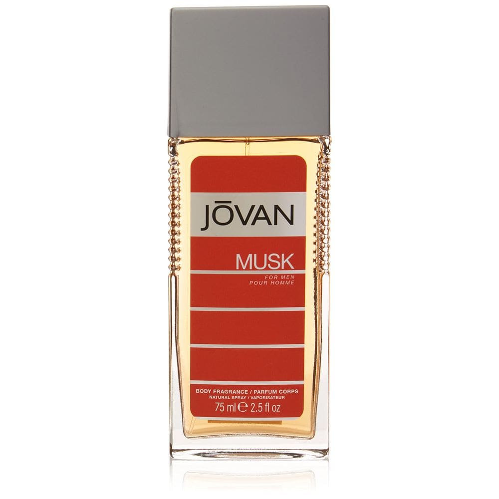 Perfume Jovan Musk Spray de fragrância corporal para homens 75mL