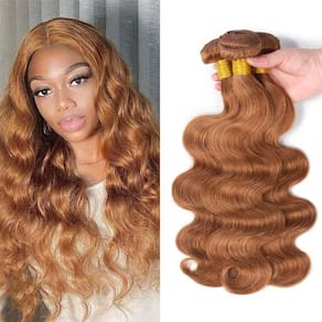 Pacotes de cabelo MAMART Brown Body Wave 50 55 60cm 300g