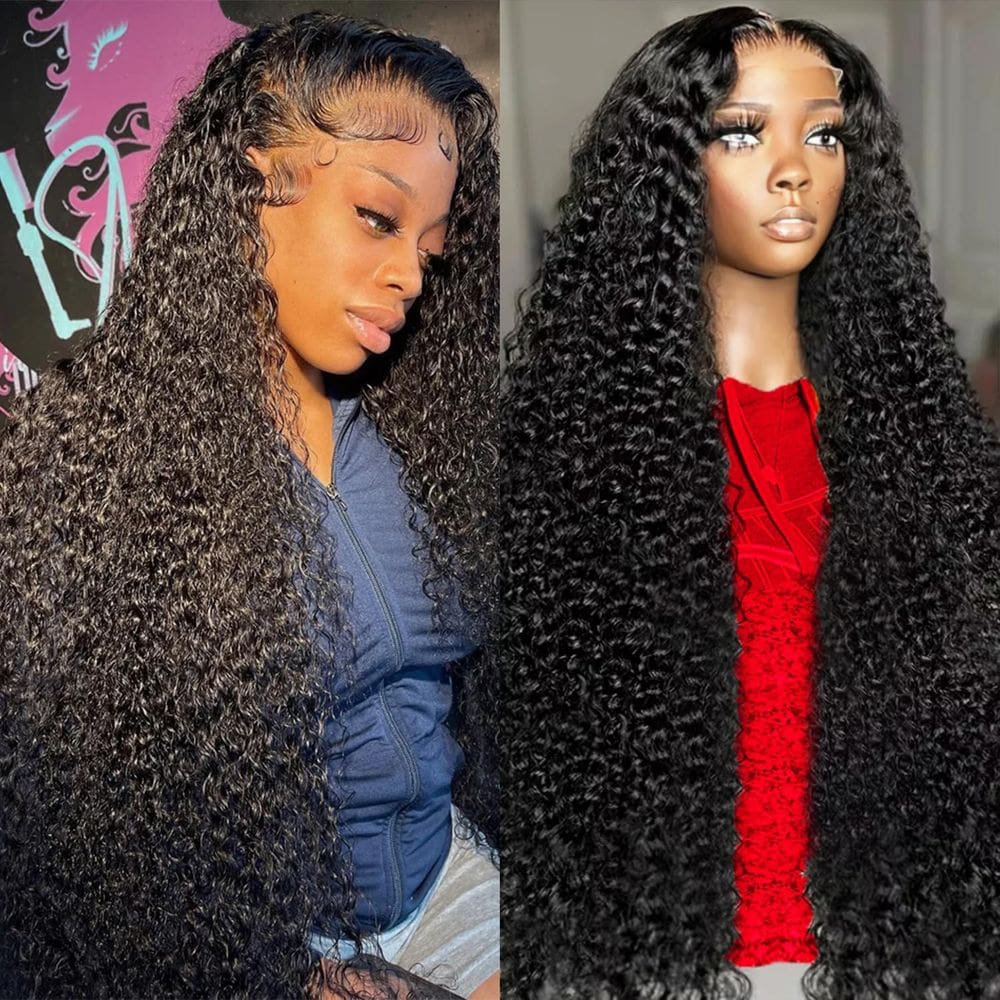 Perucas frontais de renda SUOPNA Deep Wave 200% de densidade 13x4 HD
