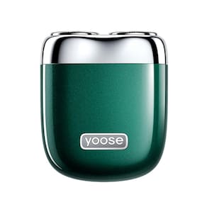 Máquina de barbear elétrica Yoose Mini Portable Travel com USB-C Green
