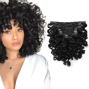 Extensões de cabelo ABH AMAZINGBEAUTY HAIR Natural Loose Curly 22"