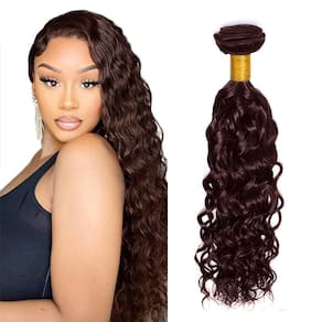 Pacotes de cabelo DiexRlamx Chocolate Brown Water Wave 26