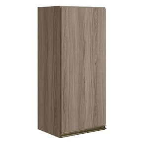 Armario Aereo 1 Porta MDF 30 cm Kali 12201 Carvalho Toq Carvalho Toq Nicioli