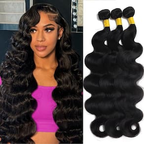Pacotes de cabelo Breawor Brazilian Body Wave 12A 100% Virgin