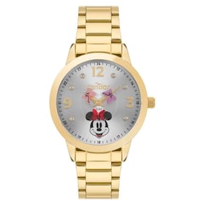 Relógio Condor Feminino Ref: Co2034ap/4k Dourado Minnie