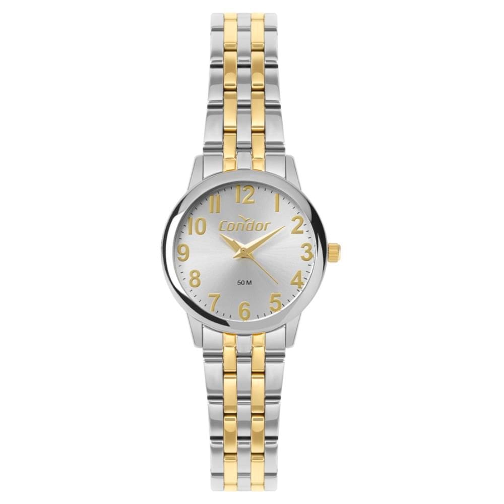 Relógio Condor Feminino Ref: Co2035nov/4k Casual Bicolor