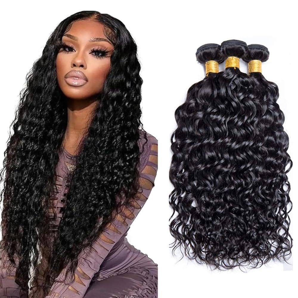Pacotes de cabelo DiexRlamx Water Wave 100% Brazilian Remy Hair
