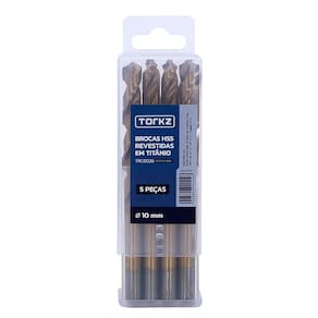 Broca AR Torkz TRC0026 Titânio, 10 mm - 5 Peças