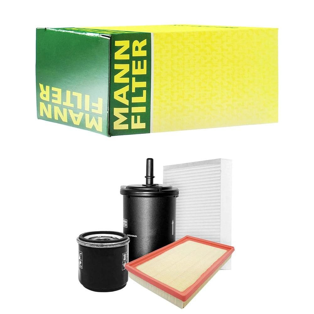 Kit Troca Filtros Kwid 1.0 12V SCe 17 a 25 Flex MANN-FILTER