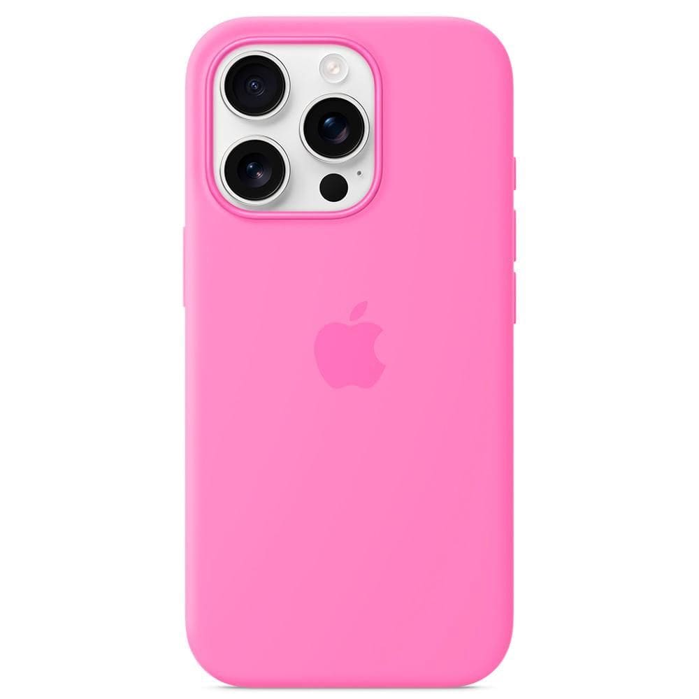 Capa para iPhone 16 Pro com MagSafe em Silicone Rosa-peônia - Apple - MDFX4ZM/A
