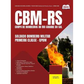 Apostila Cbm Rs 2025 Soldado Bombeiro Militar Primeira