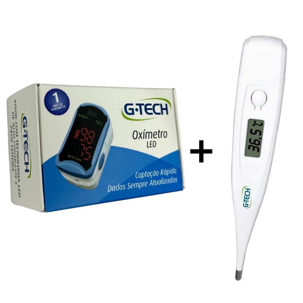 Combo Monitoramento Temperatura e Oxigenação com Precisão