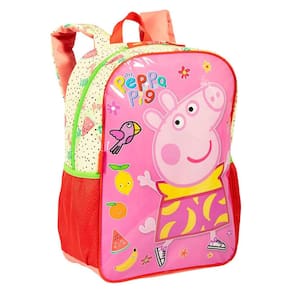 Mochila De Costas Peppa Pig Infantil Escolar Passeio