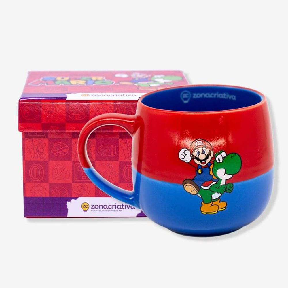 Caneca Maggie Super Mario Bros - 400 Ml Zona Criativa