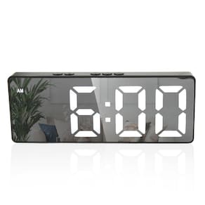 Relogio Despertador Digital Led Usb Pilha Portatil Alarme