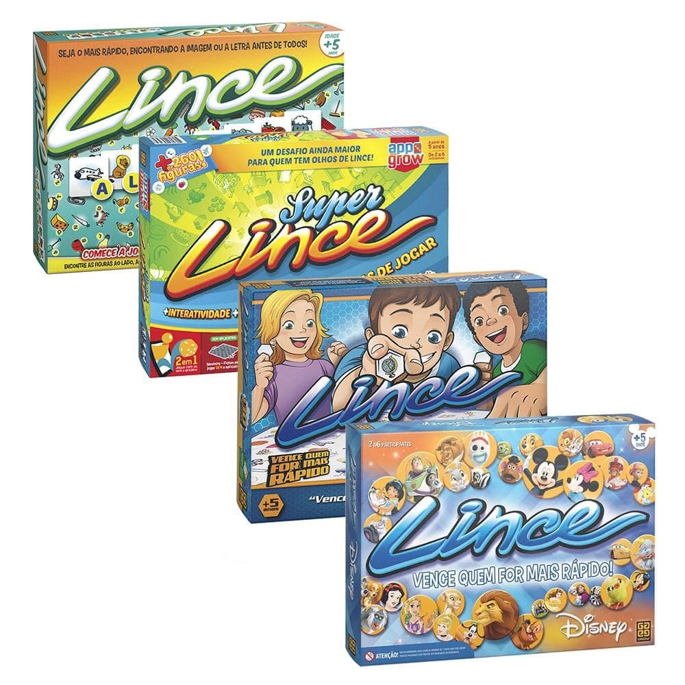 Combo Jogos Lince Grow