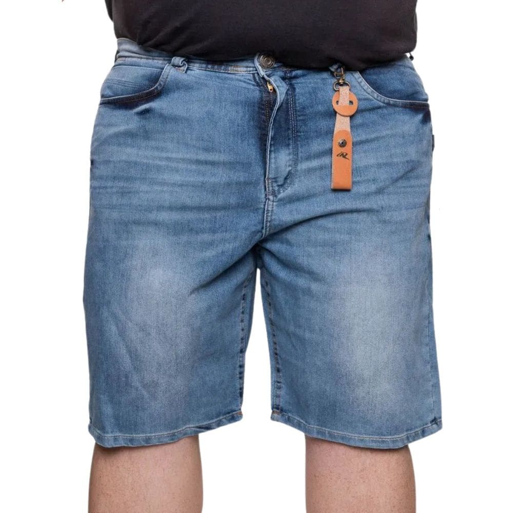 Bermuda Masculina Jeans Onbongo Plus Size Azul D650A