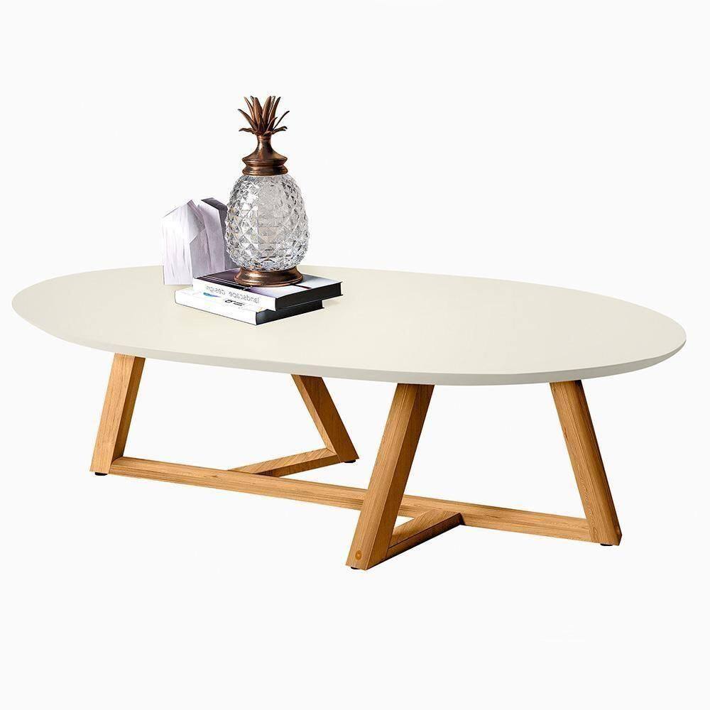 Mesa De Canto Luxo 100% Mdf Pérola-nature 8002 - Jb Bechara Branco - Branco