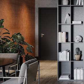 Painel Meu Rodape 10x1 Ripado Urban Bronze Rpdol06 (Rolo10m)