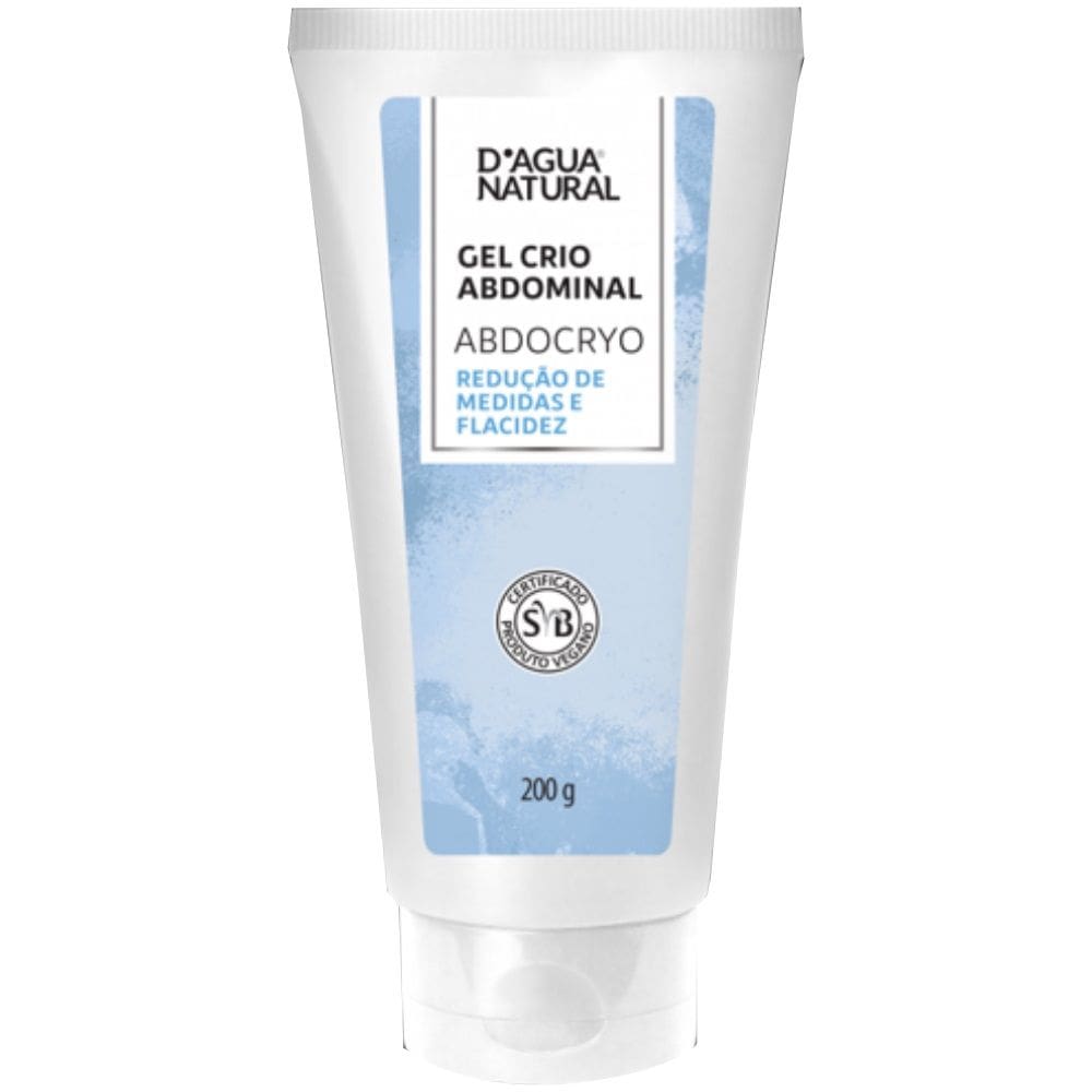 Gel Abdominal 200g Redução Medidas D’água Natural