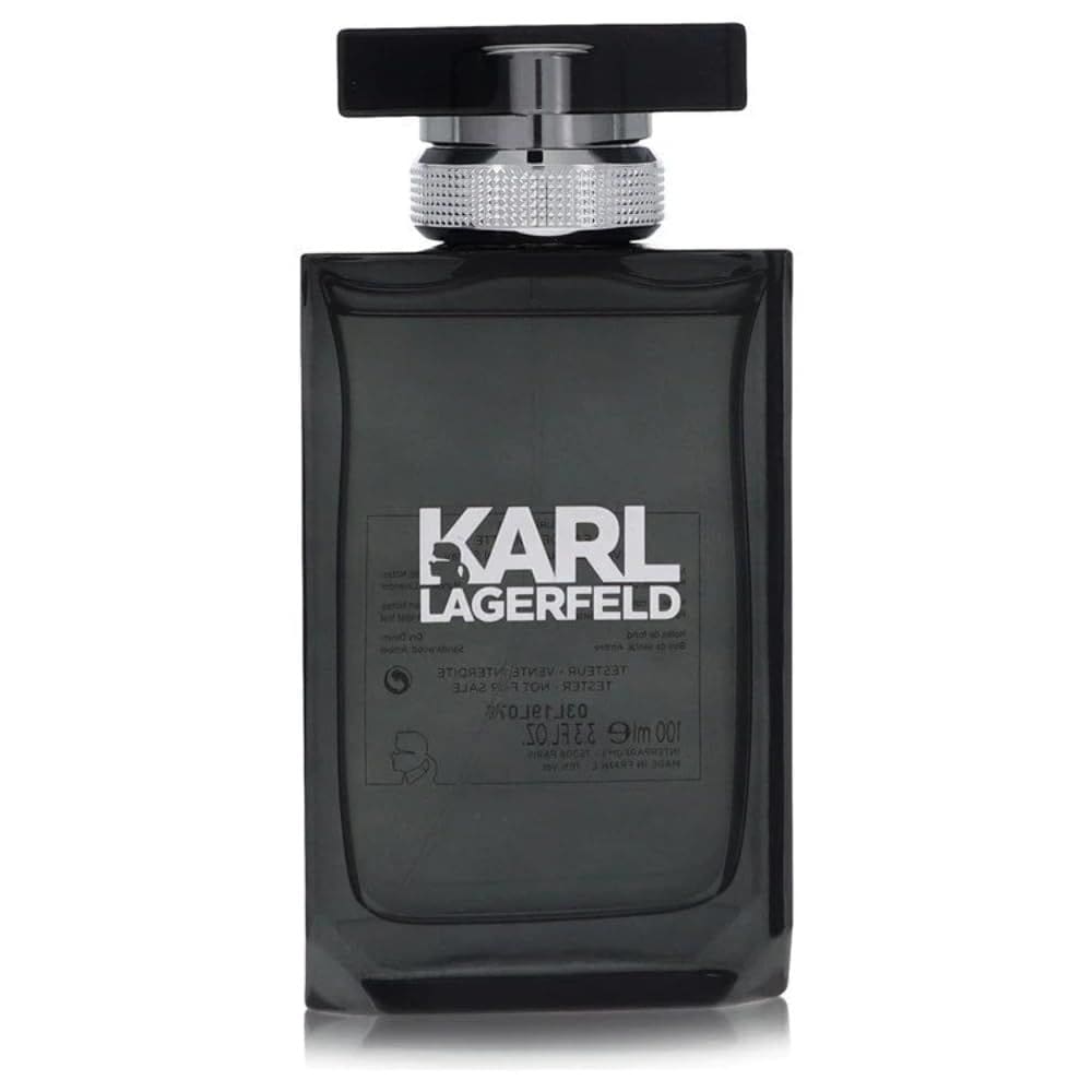 Perfume KARL LAGERFELD Eau De Toilette em spray de 100 ml (testador)