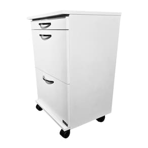 Suporte - Mesa Auxiliar Para Clínica De Estética +2 Gavetas