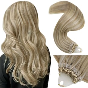 Extensões de cabelo Micro Ring LaAvoo Highlight Blonde 22cm