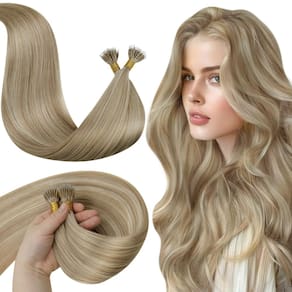 Extensões de cabelo Nano Ring LaAvoo Highlight Blonde 50g