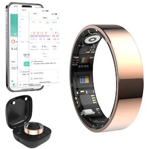 Rastreador de saúde Smart Ring Mefoma 2025 com monitor de pressão arterial