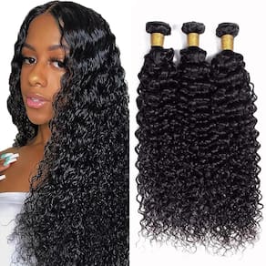 Pacotes de cabelo MAMART Curly Wave Brazilian Virgin Hair 56-66cm
