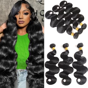 Pacotes de cabelo Lemeily Body Wave 100% cabelo virgem brasileiro