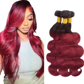 Pacotes de cabelo DiexRlamx Ombre Body Wave 99m 56-66cm 300g 8A