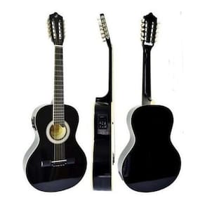 Kit Viola Caipira Eletroacústica Comple Vs14 Bk Eq Giannini