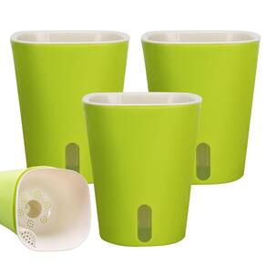 Vasos autoirrigáveis TCBWFY para plantas de interior, 9 polegadas, 3 conjuntos