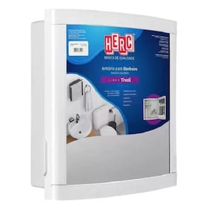 Armário Banheiro 34X33 Plast Com Gaveta BR Tivoli HERC
