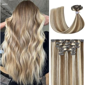 Extensões de cabelo Ukira Blonde Highlights 38 cm 70 g 7 unidades 6/613