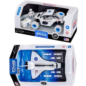 Kit Espacial Nasa 13 Peças Lunar Satélite Astronauta Foguete