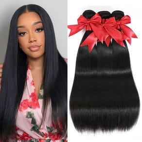 Pacotes de cabelo LXYANOO 12A Straight Brazilian 40 45 50cm 100% virgem