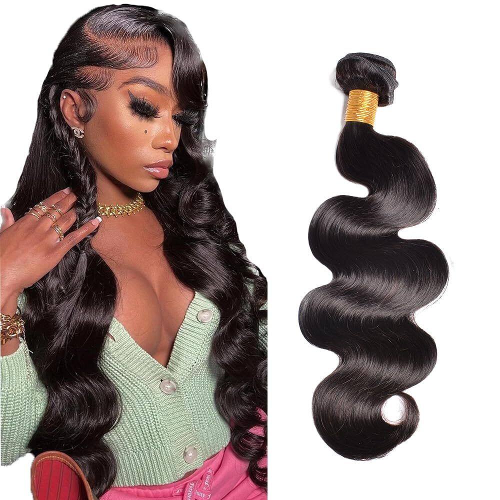 Extensões de cabelo DiexRlamx Body Wave 100% Brazilian Remy Hair
