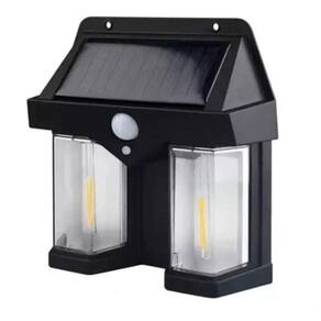 Luz De Led Arandela Solar Parede Rústica Sensor De Presença Bm-8529