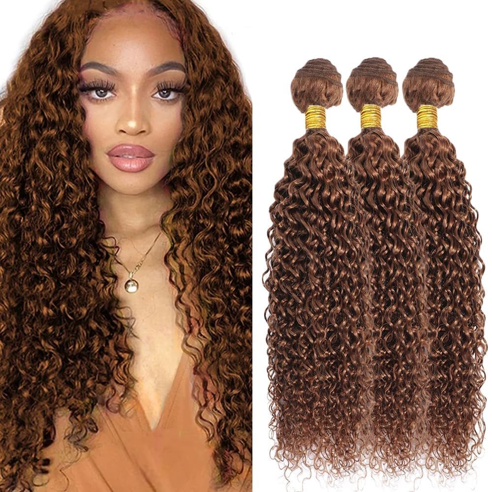 Pacotes de cabelo DiexRlamx Brazilian Virgin Kinky Curly #30